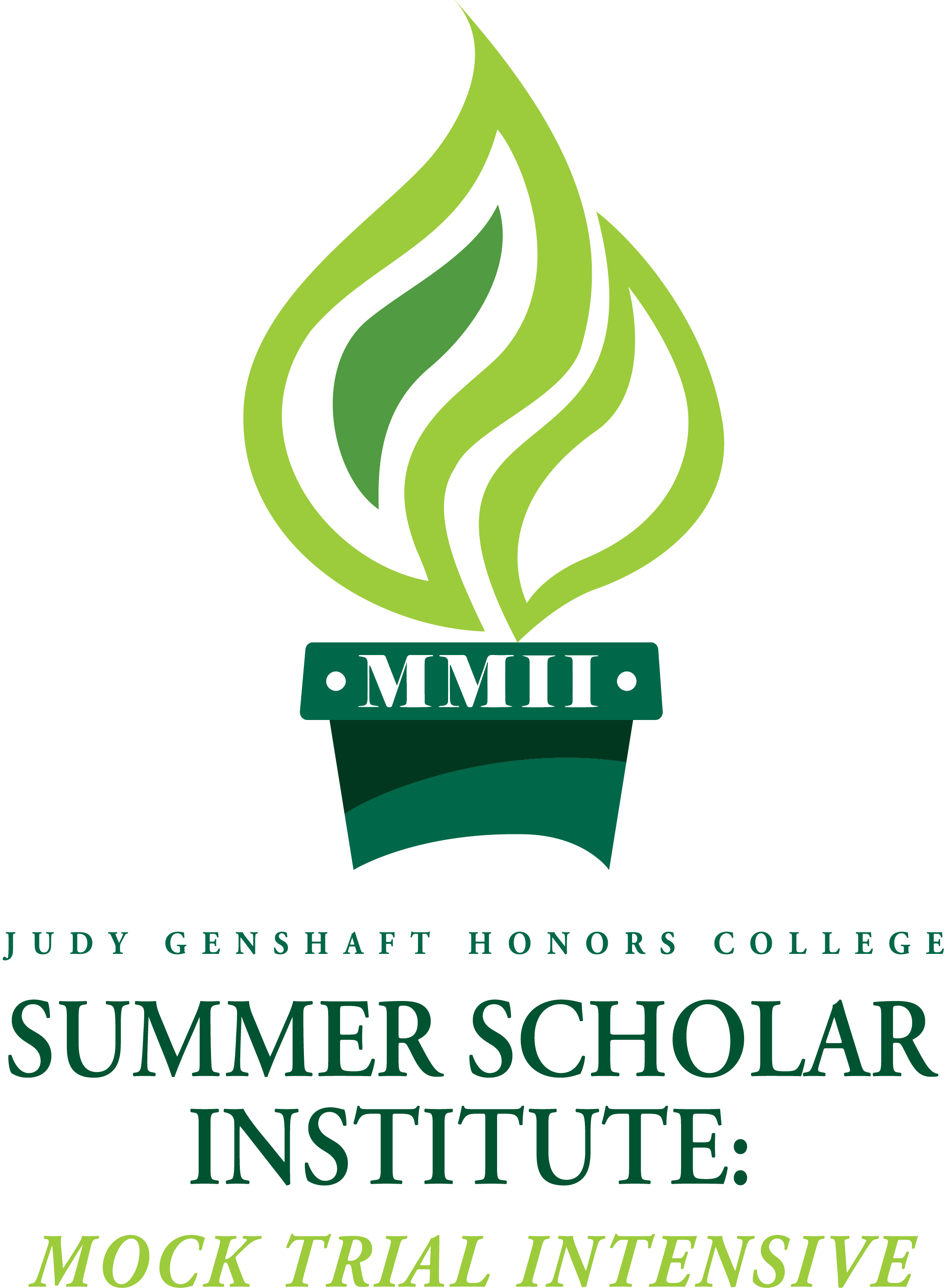 JGHC Summer Scholars Institute Mock Trial Intensive Camp Logo