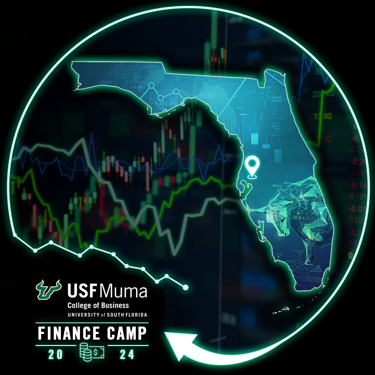 bulls finance camp logo