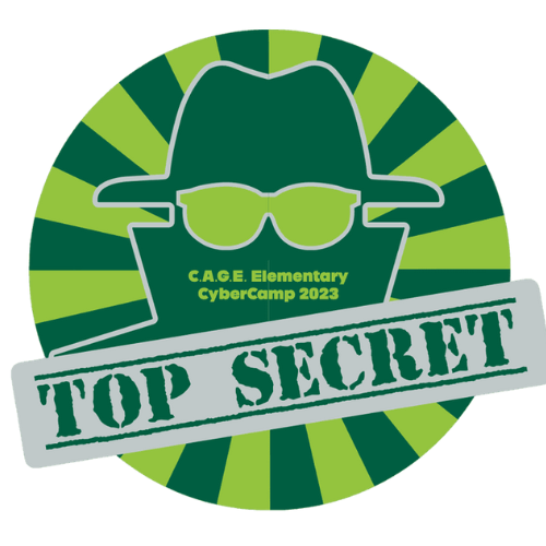 elementary school cyber camp logo
