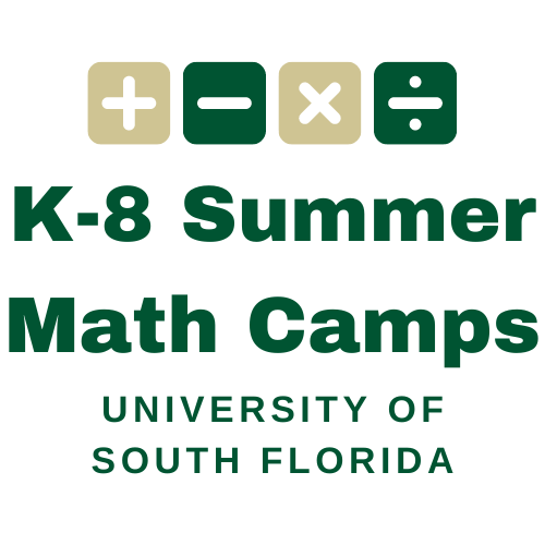k-8 summer math camp logo