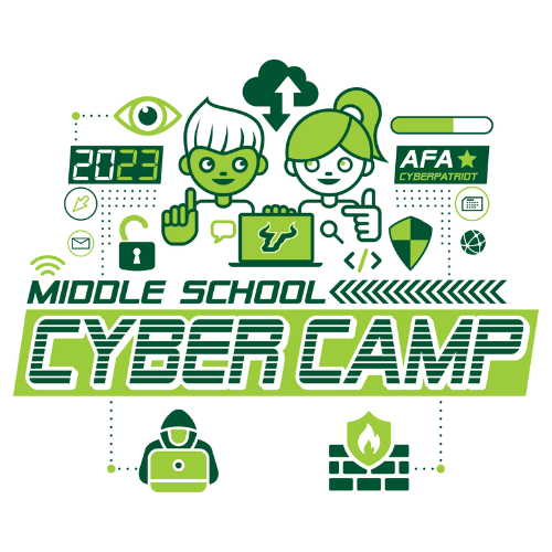 USF Middle School Cyber Camp Logo