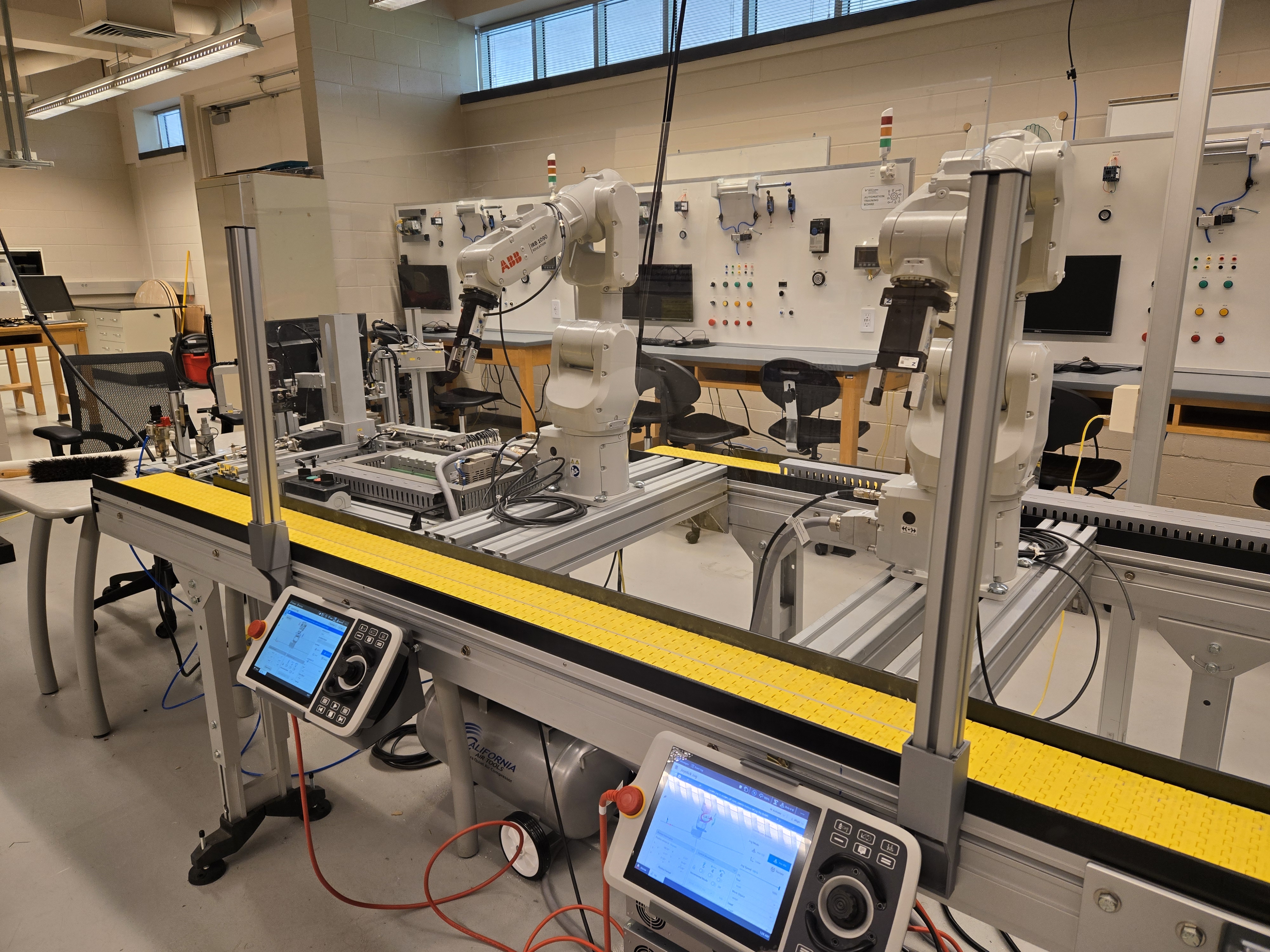 Equipment at the USF Middle School Robotics Camp