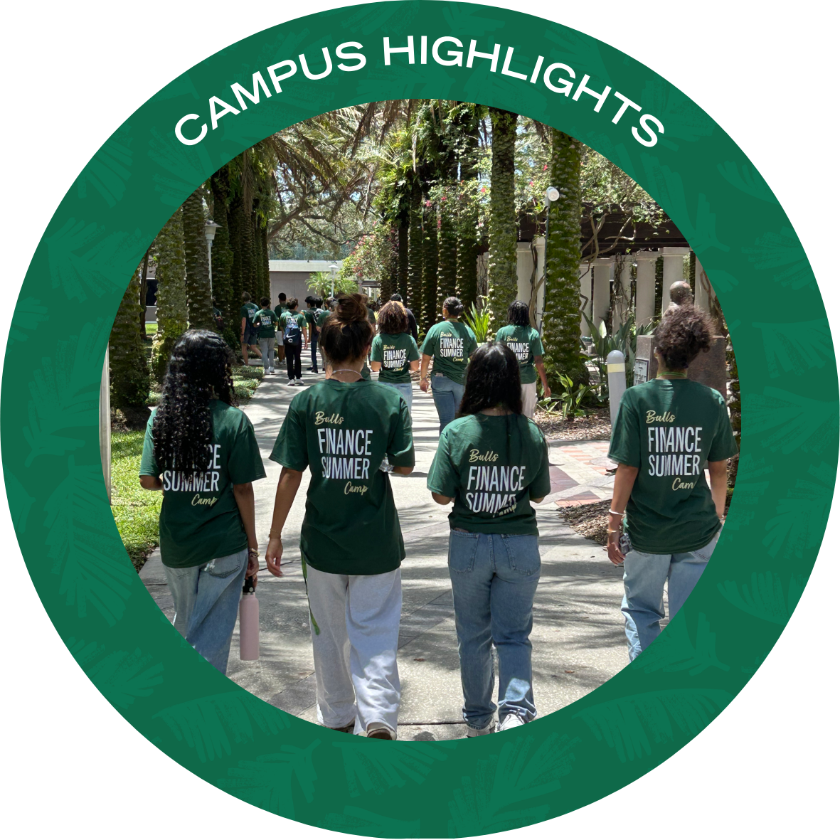 Campus Highlights with text stating "Campus Highlights Youth Experiences"