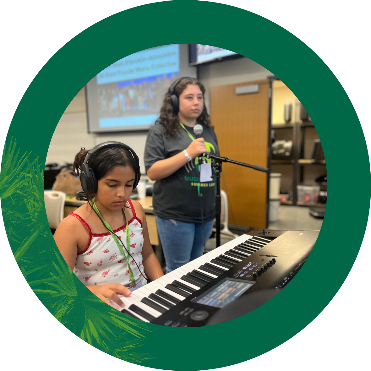 Campers at Music Tech Lab