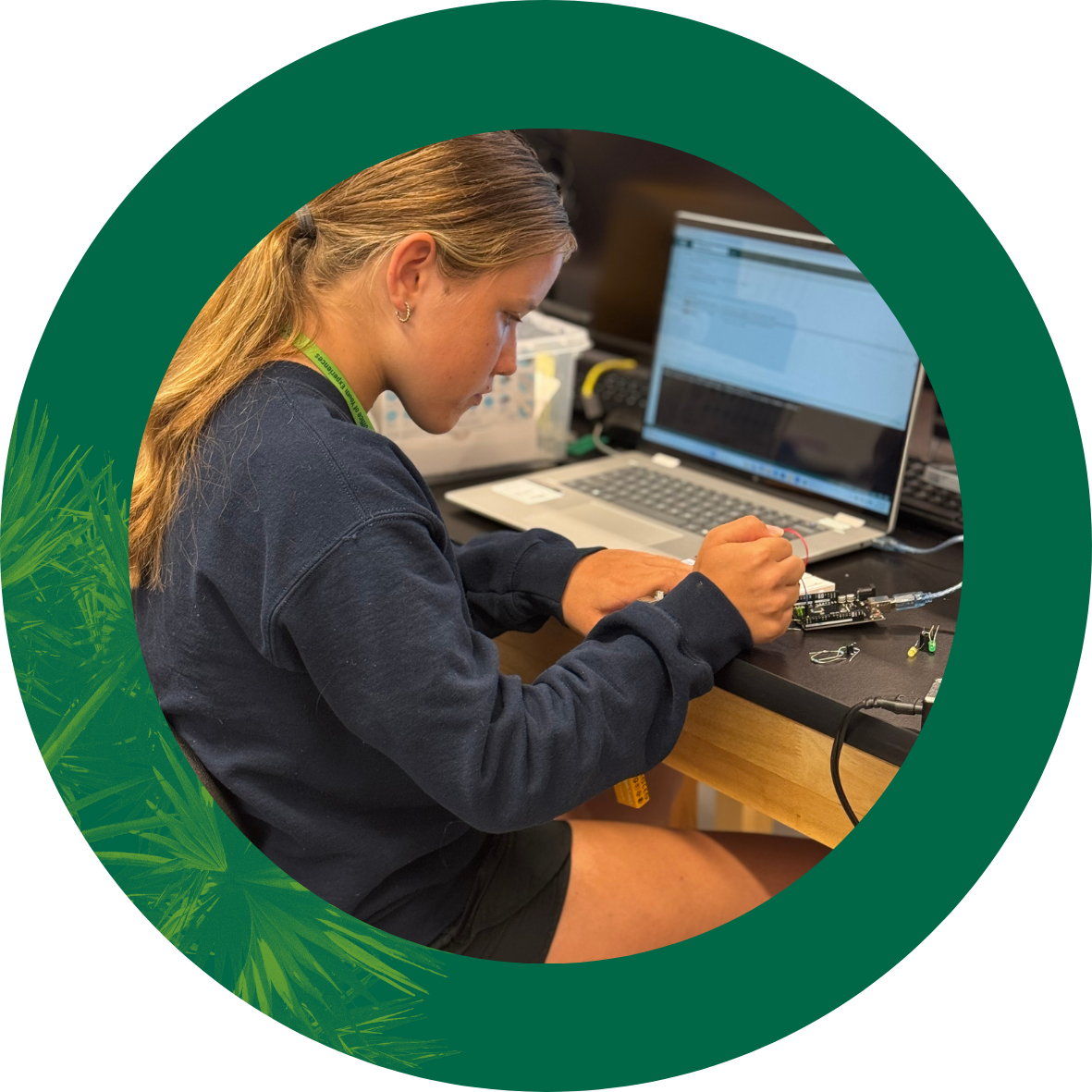 Equipment at the USF Middle School Robotics Camp