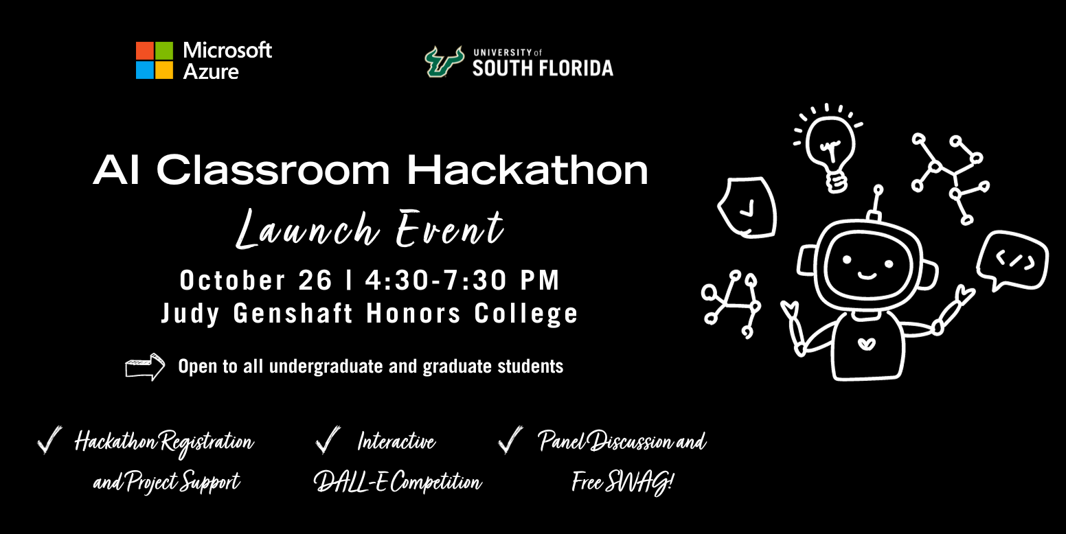 A black infographic announcing the date, time and location of an event.