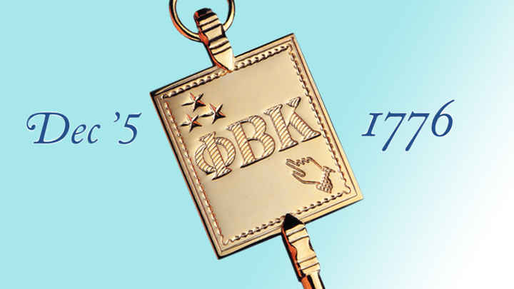 Phi Beta Kappa gold key