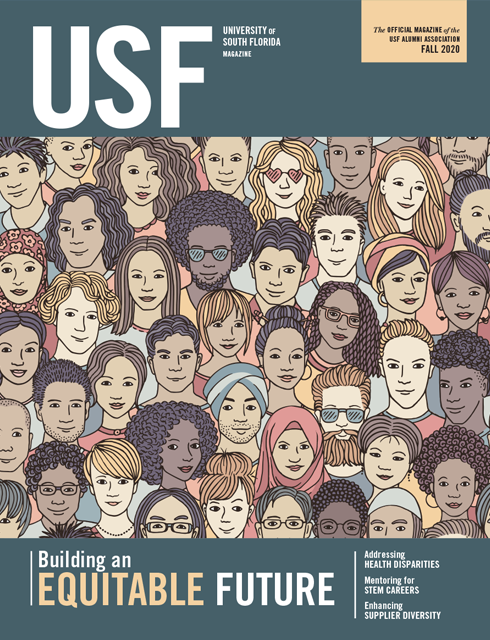 USF Magazine Fall 2020 cover