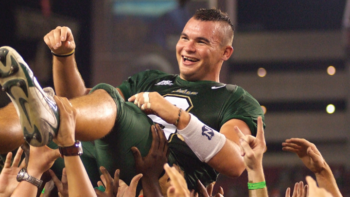 Lakeland native Matt Grothe became a fan favorite in a standout career as the Bulls quarterback from 2006-09