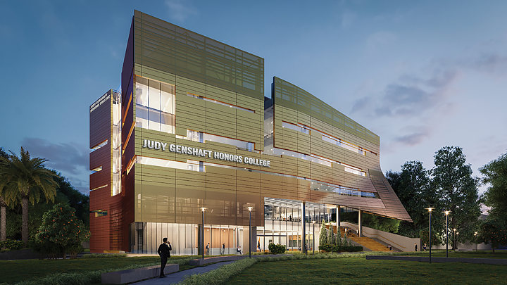 Illustration of the new Judy Genshaft Honors College