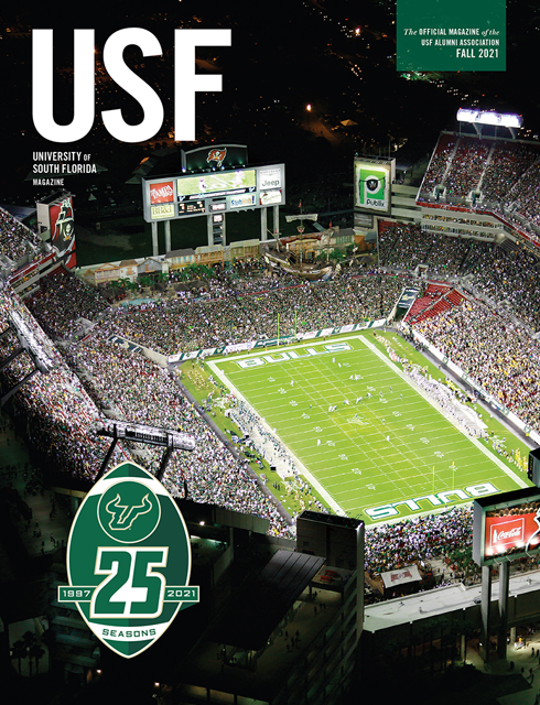 USF Magazine Fall 2021 cover