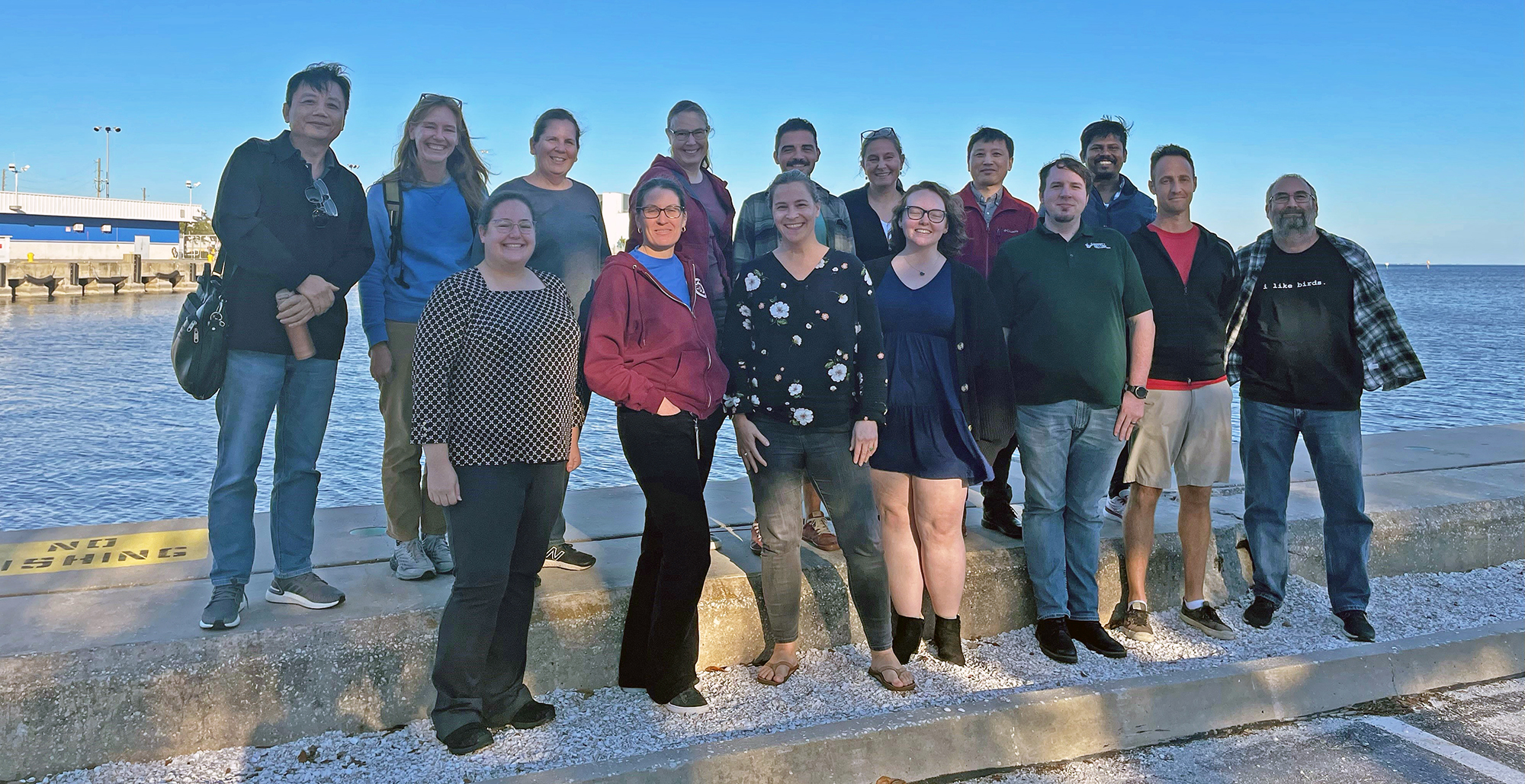 The 2024 annual project team meeting attendees, representing USF, FSU, and FWC.