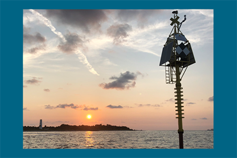 Egmont Key Buoy in the Gulf of Mexico