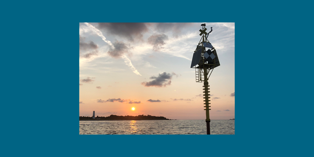 Egmont Key Buoy in the Gulf of Mexico