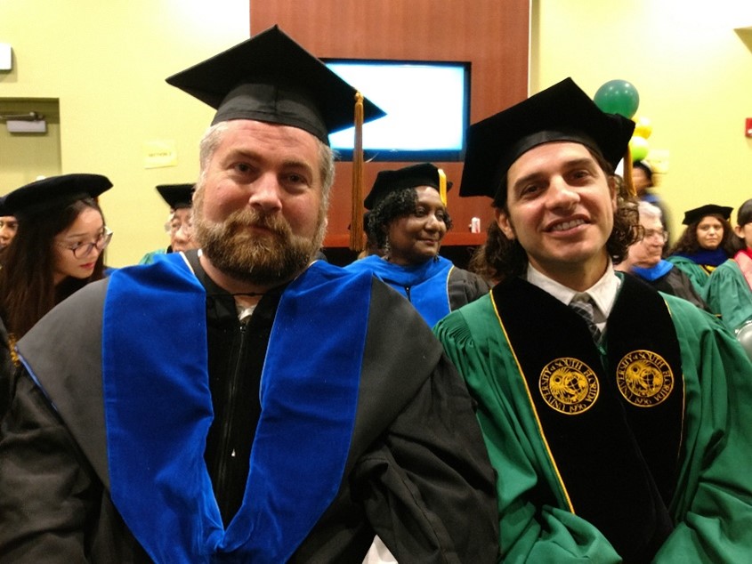 Cam Ainsworth and recent graduate student