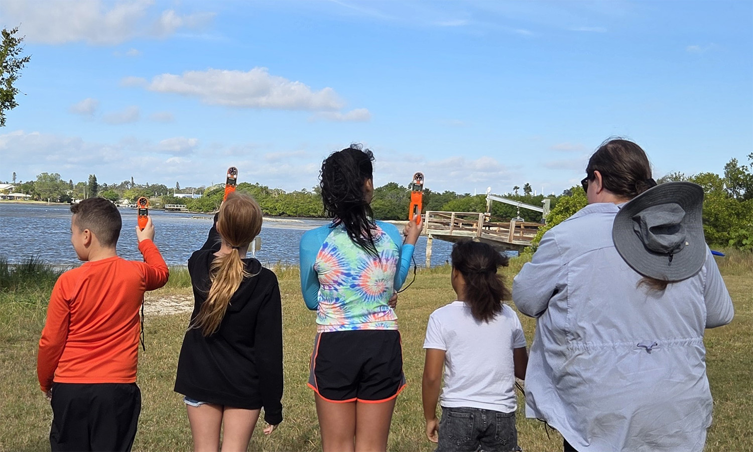 OSPREY young scholars taking wind data