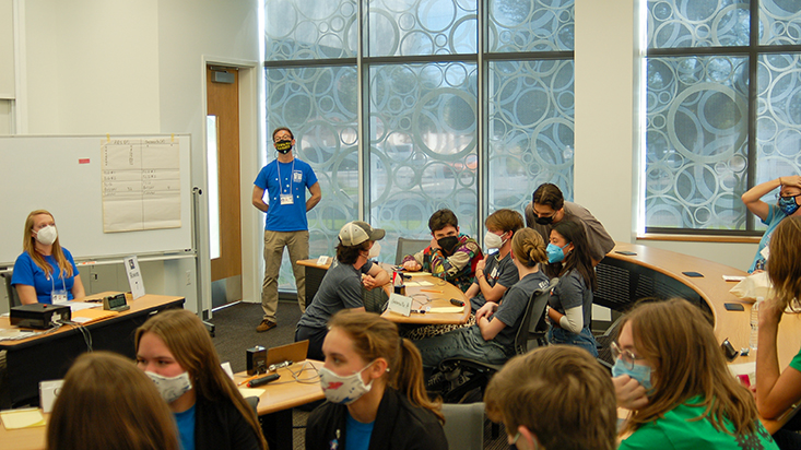 An intense final round of competition took place at the end of a long day of fast-paced questions.