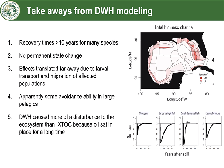 End-to-end modeling in the Gulf of Mexico