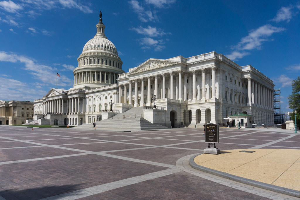 The Capitol Building in Washington, DC. 