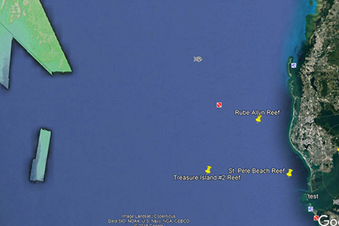 C-SCAMP Bathymetry Data in Google Earth