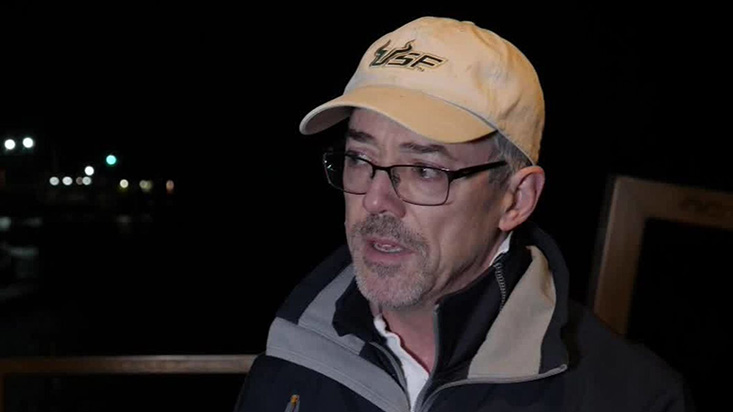 David Mearns told Sky News his team located Emiliano Sala's plane wreckage. Photo Credit: Sky News