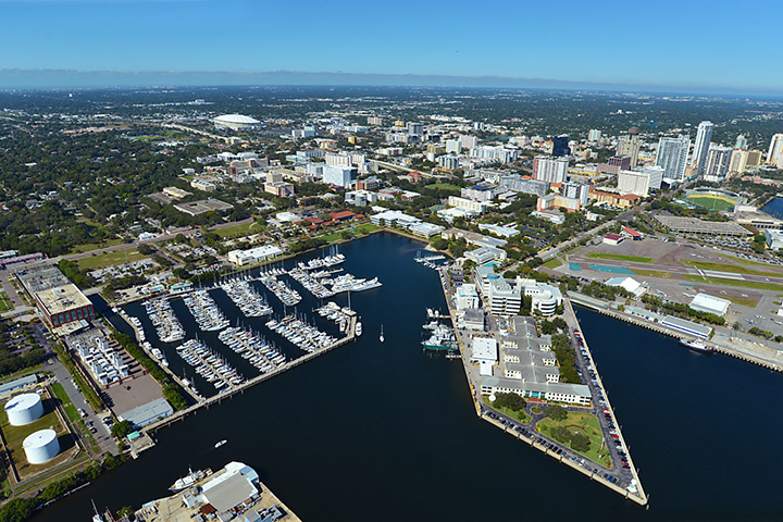 St. Petersburg’s marine and medical community have come together during the COVID-19 pandemic. Credit: Dorian Photo Inc