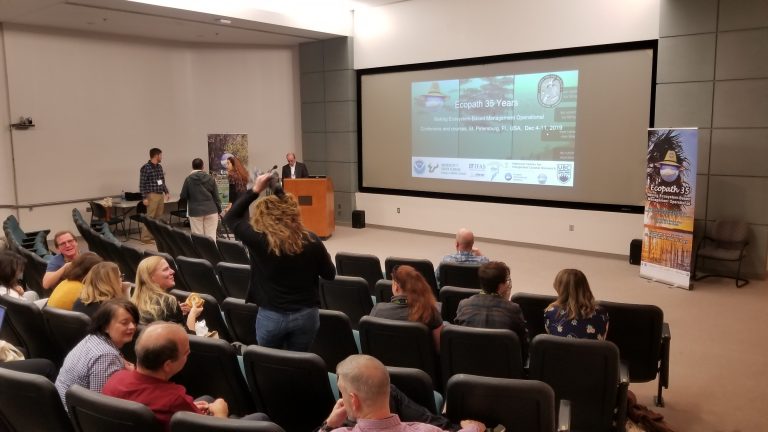 The Ecopath35 conference is opened by Dr. Villy Christensen from the University of British Columbia.