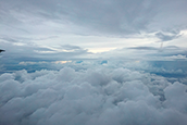 El Niño events are known to dampen Atlantic hurricanes through increased wind shear. However, storms can persist, such as Tropical Storm Erika, seen here from above in 2015. Credit: NOAA