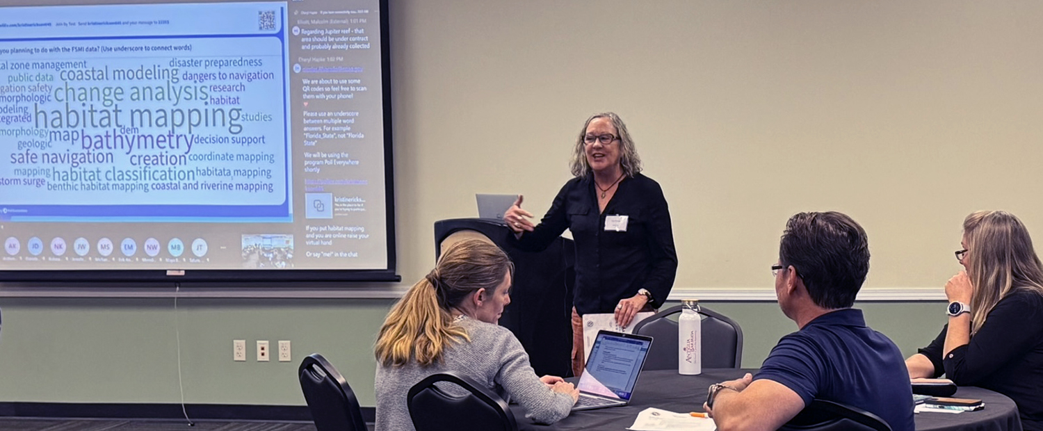 FCMaP leadership presented on the program’s success. Pictured left to right: Nicole Raineault, Cheryl Hapke, Kristin Erickson. Image credit: Sherryl Gilbert.
