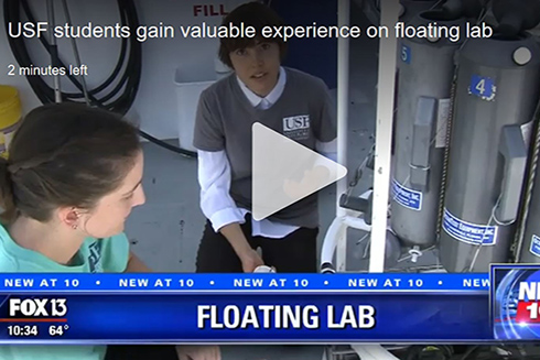 Floating lab at USF CMS