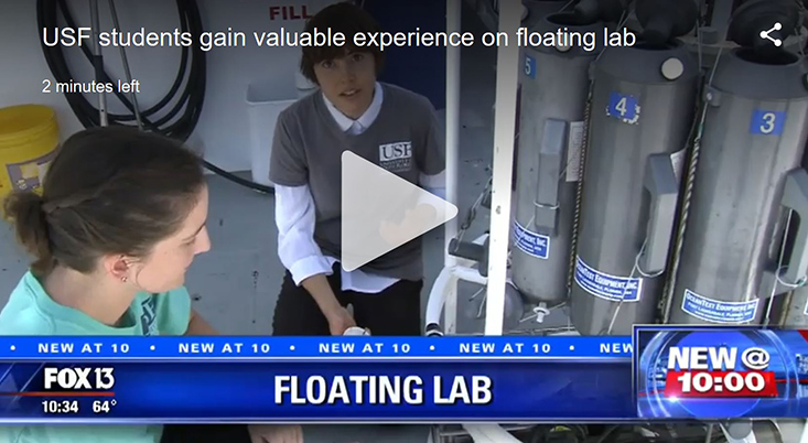 Floating lab at USF CMS