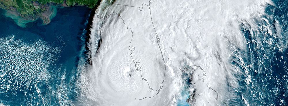 Hurricane Ian made landfall on September 28 as the fourth-strongest storm in the state’s history. Credit: NASA’s Earth Observatory.