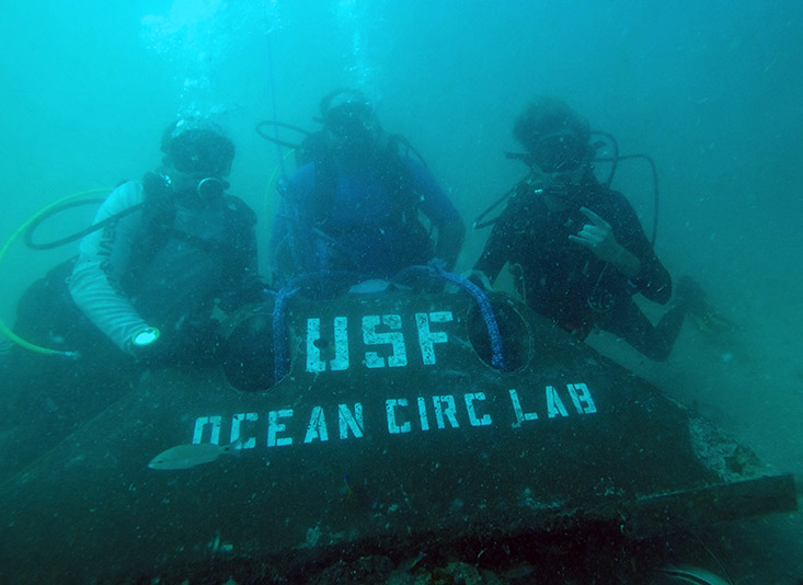 USF College of Marine Science, Ocean Circulation Group. Credit: Jay Law