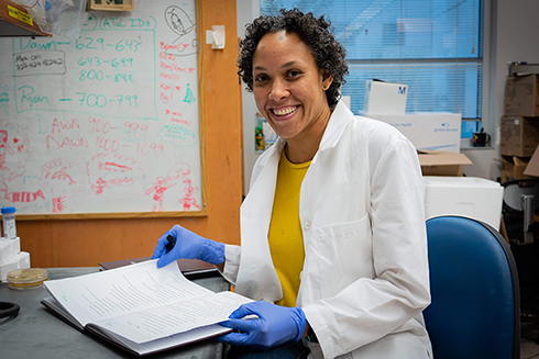 Karyna Rosario, PhD, who graduated from USF in 2010, was a recipient of the Bridge to the Doctorate fellowship. She now works as a research scientist in the marine genomics lab run by Mya Breitbart, PhD.