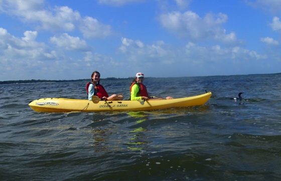 Kayaks and canoes and headed for home