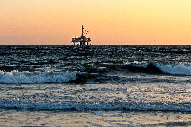 Oil Rig in the Gulf of Mexico. Photo Credit: C-IMAGE 