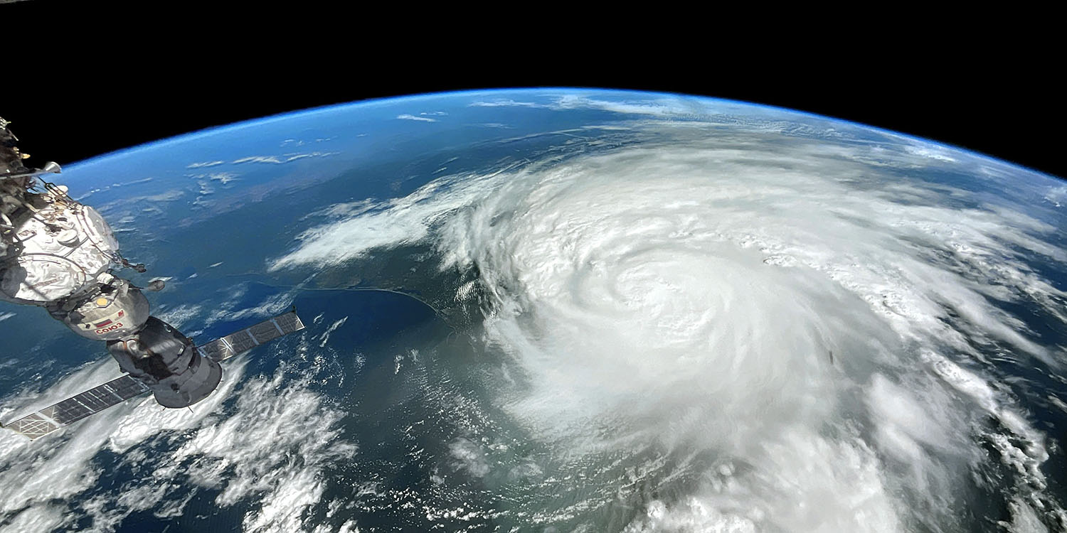 Rapid intensification during Hurricane Idalia saw the storm develop from a Category 1 to a Category 4 in less than 24 hours. Credit: NASA Earth Observatory
