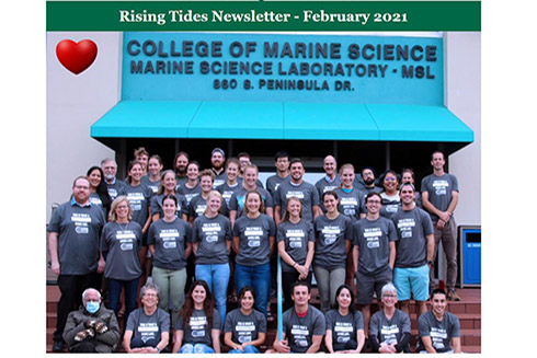Rising Tides Newsletter, February 2021 edition.