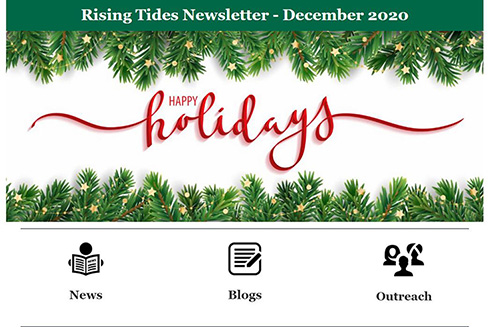 Rising Tides Newsletter, December 2020 edition.