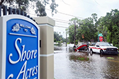 St. Petersburg Fire Rescue personnel enter the city's Shore Acres neighborhood after Hurricane Idalia brushed the coast in August 2023. Photo: City of St. Petersburg.