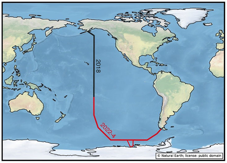 Tim Conway’s lab at the USF CMS is funded to investigate trace metals from Alaska to Antarctica on three cruises in 2018-2024.