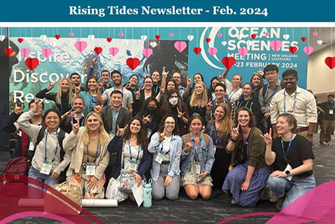 Rising Tides Newsletter, February 2024 edition.