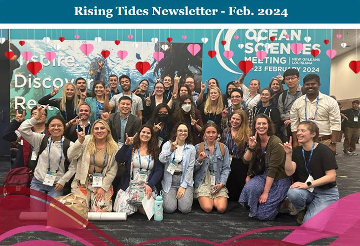 Rising Tides Newsletter, February 2024 edition.