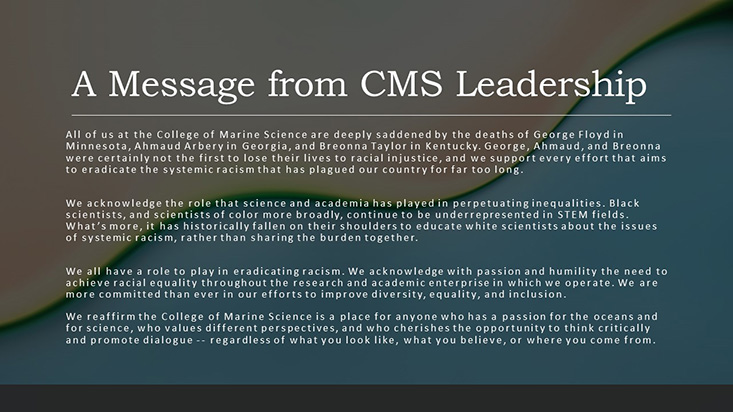 USF CMS Statement