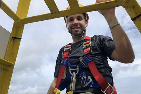 Luis Sorinas Morales studied heat fluxes in the Gulf to better understand what drives the rapid intensification of hurricanes.