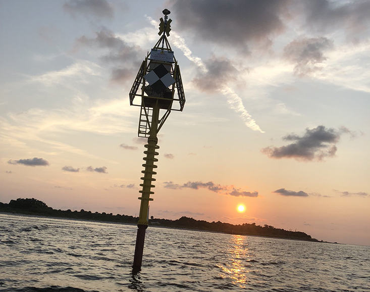 USF Led Team Deploys Tsunami Buoy Test in Tampa Bay 