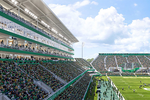 Image of new stadium renderings