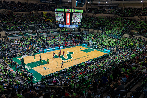 USF men's basketball game at Yuengling Center