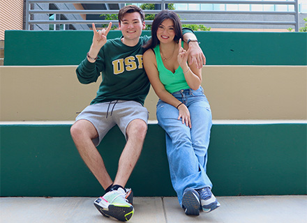 Joshua Redmond and his sister, Sarah Kinsora