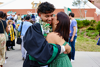 Julio Blanco and his mother